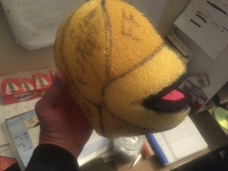 Raccoon Head build, step 1